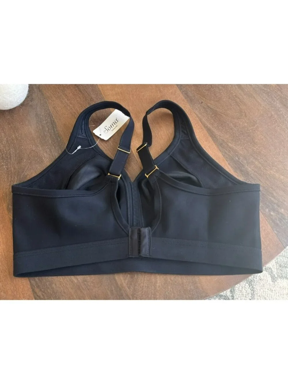 Soma Embraceble Wireless Unlined Full Coverage Bra 36DD Black NWT
